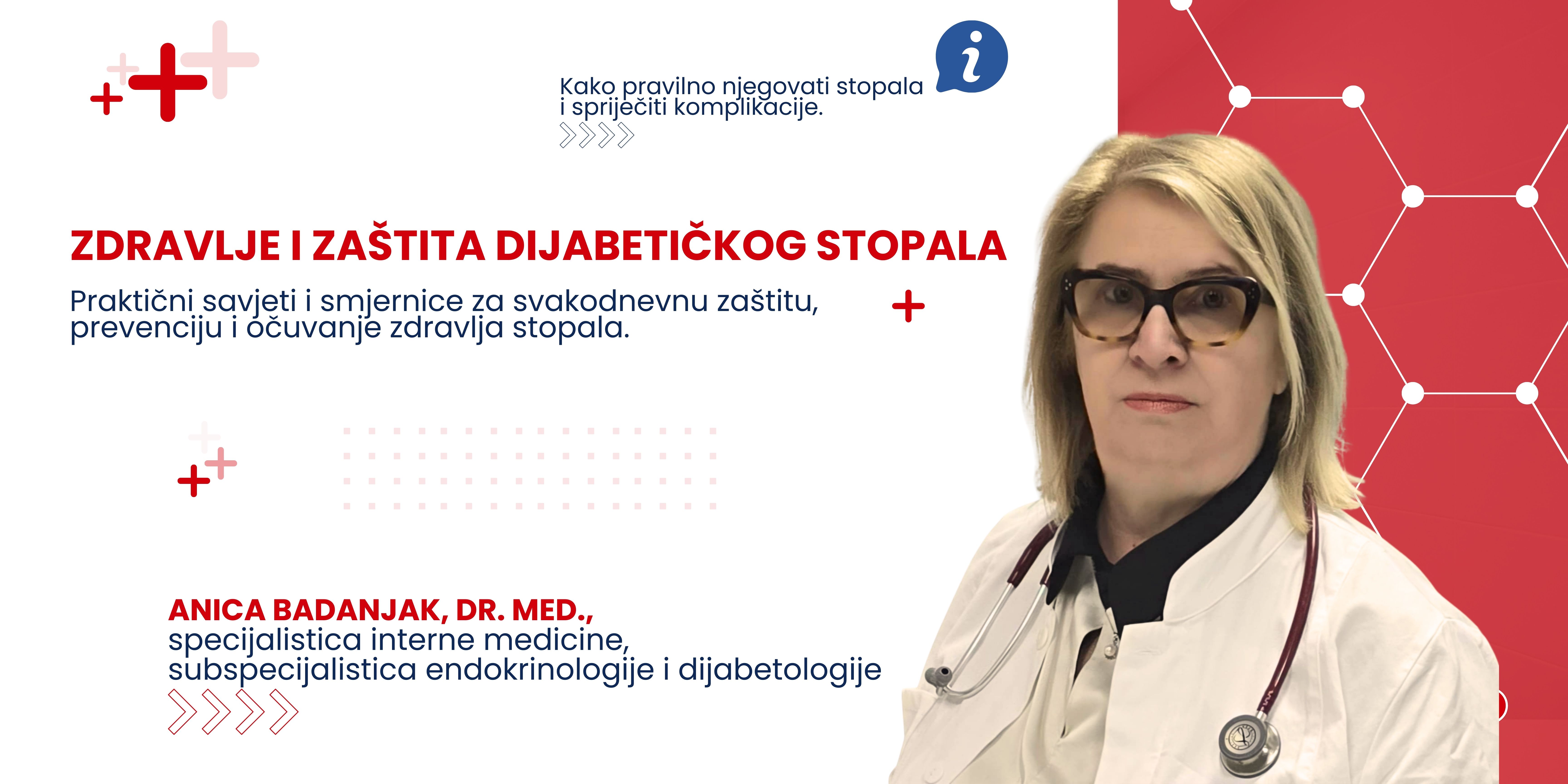 Anica Badanjak BANNER ZDRAVLJE I ZAŠTITA DIJABETIČKOG STOPALA